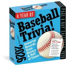 Workman Year of Baseball Trivia 2026 Page-A-Day Calendar  w