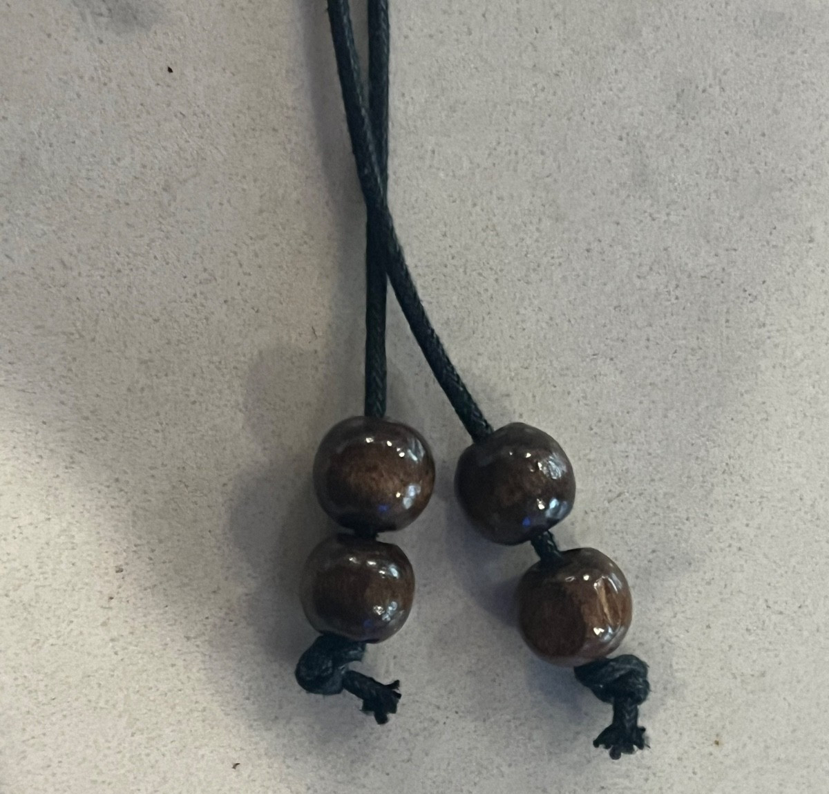 Women's Wood Coconut Shell Rectangular Panel Belt… - image 3