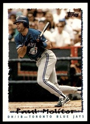 1995 Topps Paul Molitor Toronto Blue Jays #30