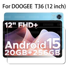 2PCS DOOGEE T36 12 inch 2025 Tempered Glass Film Cover Guard Screen Protector