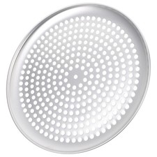 Teglia antiaderente per pizza/vassoio forno caldo 14 pollici piccole teglie inox traforato