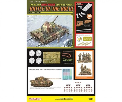 Dragon 6254 - 1/35 King Tiger Henschel Turret 2024 Edition - Neu