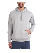 Kirkland Signature Mens Hoodie Gray Grey Pullover Active Kangaroo Pocket Stretch