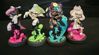 Splatoon amiibo Callie Marie Pearl Marina PRE OWNED