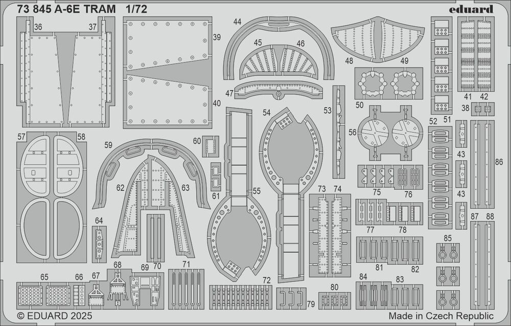 Eduard Accessories 73845 - 1:72 A-6E TRAM TRUMPETER - New