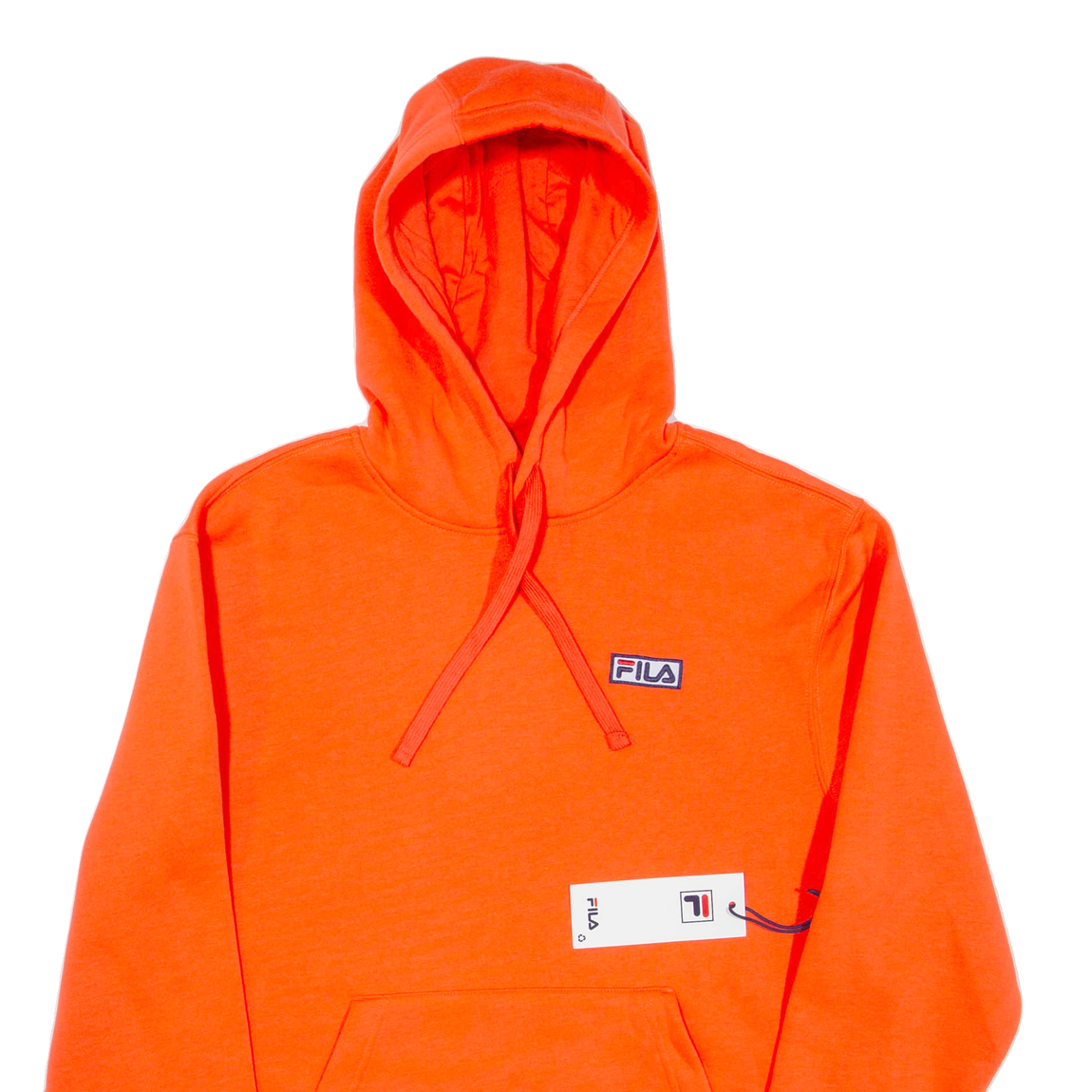 Felpa con cappuccio FILA uomo arancione S