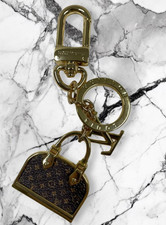 Louis Vuitton Monogram Iconic Keychain Alma Charm Gold Hardware