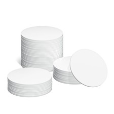 50 PCS NFC Tags Ntag215 Cards 25mm Round Rewritable NFC Coin Cards White 50pcs