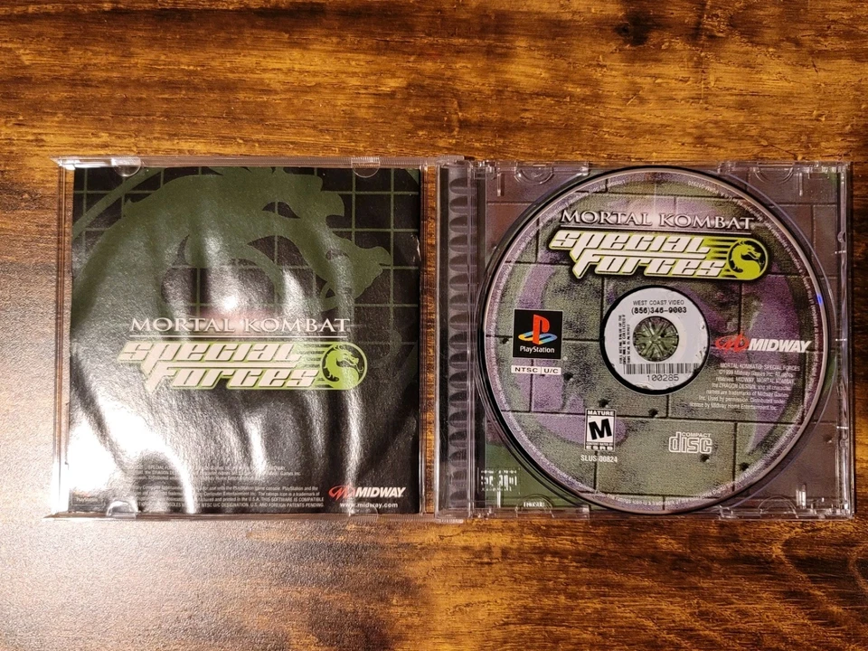 Mortal Kombat Special Forces Playstation 1 PS1 Completo CIB con Tarjeta Reg Auténtica Foto 3 de 4