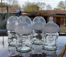 Philips Avent Glass Baby Bottles 4fl Oz 4 Pack 2 - Level 2, 2 - Level 3