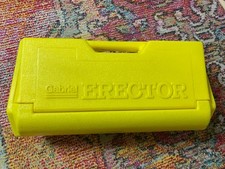 Vintage Gabriel Erector Set with case Yellow With Screws