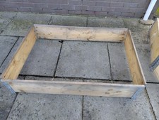 Used Timber Pallet Collar 1200mm x 800mm Flat Packed / Fixed Bracket / Raised fl