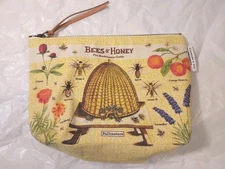 CAVALLINI & CO. Camping Bees & Honey Cosmetic Makeup Bag