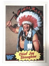 Chief Jay Strongbow RC: 1985 Topps WWF Rookie Card #20