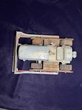 Vintage Hubley Cast Iron Tractor Bulldozer w/ Blade Original Paint Farm Toy