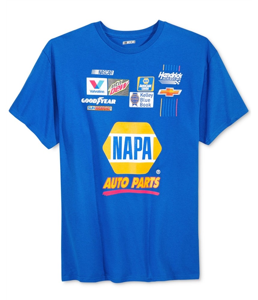 Checkered Flag Sports Mens Chase Elliot Graphic T-Shirt Blue Small 4190₽