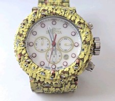 Ultra Rare Invicta Limited Edition Sponge Bob Herren 52mm Uhr Disney Nickelodeon