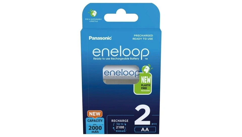 Panasonic eneloop Hr 6 Batteries Aa 2000 MAH 1.2 V Ihalt 3 Batteries