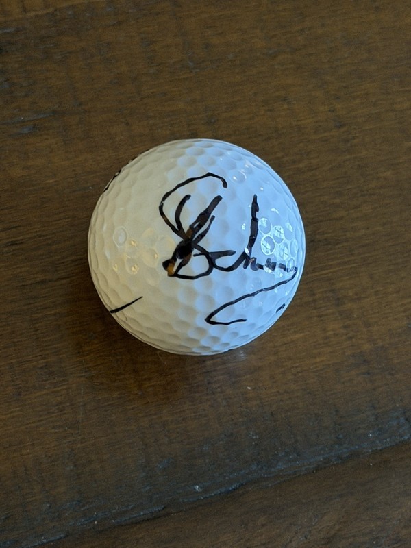 Charles Schwartzel Signed Ball 2011 Masters Flag Winner 2026 US Open