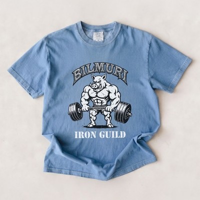 BILMURI-IRON-GUILD-Wild-Boar-Weightlifting-T-Shirt