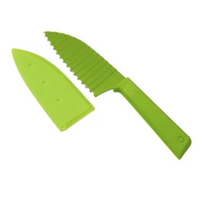 Kuhn Rikon Colori+ Crinkle Cut Garnish Knife, 5-Inch