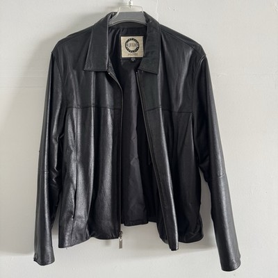 JULIAN WILSON Mサイズ 8 Wilsons Leather Jacket Mens XL Black Vintage M Julian Coat Pockets