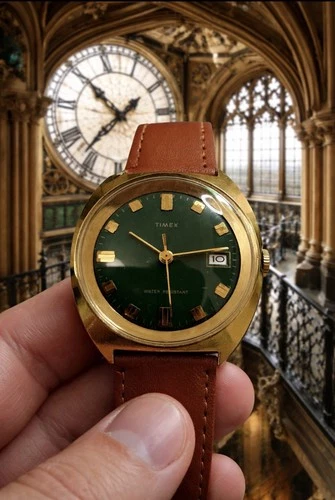 VINTAGE TIMEX MARLIN MECHANICAL WATCH MADE IN GREAT BRITAIN 1971