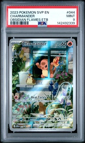 2023 POKEMON SVP EN-SV BLACK STAR PROMO #044 CHARMANDER PSA 9