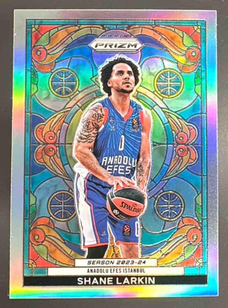 SHANE LARKIN 2023-24 Panini Prizm Euroleague Basketball Stained Glass