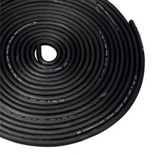 25 ft Black 8 Gauge Amplifier Power Ground Wire 25 Feet 8 GA AWG Amp Cable Roll