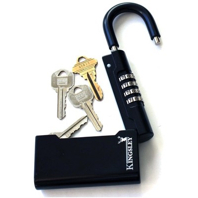 Weather-Resistant Realtor's Lockbox: Portable Key Safe with 10,000 Combinations