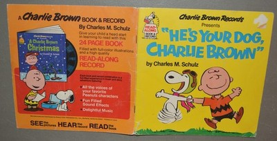 Read-Along book and record set - He's Your Dog, Charlie Brown! - 1978