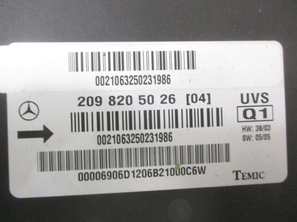 Centralina Tettuccio Per MERCEDES-BENZ CLK CABRIOLET (A209) C209 W209 - Immagine 4 di 4