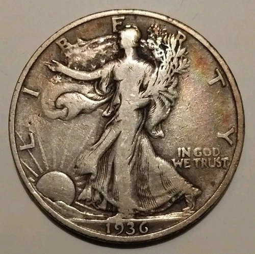 1936 S Walking Liberty Half Dollar