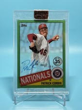 2020 Topps Clearly Authentic - 1985 Topps Baseball Autographs Patrick Corbin /99