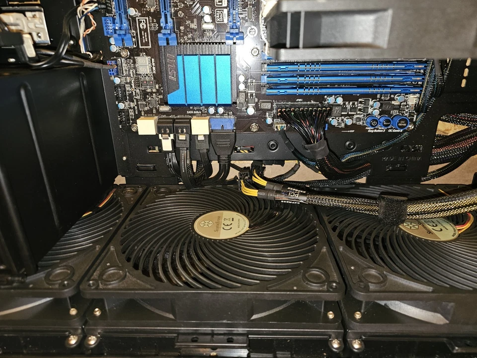 Silverstone Raven RV02EW PC Gehäuse Lüftersteuerung Kamineffekt Lüftung - Bild 4 von 4