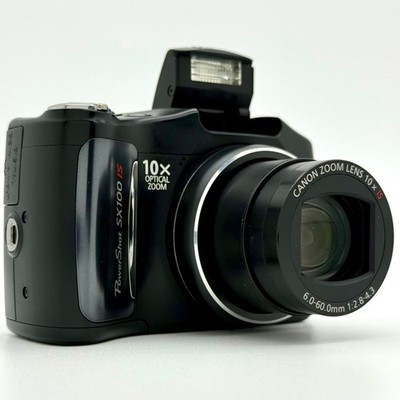 ■完動品 Canon PowerShot SX100 IS PC1256 Canon PowerShot SX100 IS 8MP Digital Camera Black (PC1256