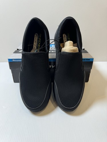 Skechers Men's Shoes Equalizer 3.0 Slip On Shoe Black Size 13 Brand New In Box - Picture 2 of 7
