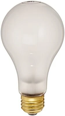 Satco S5012 12-Volt 75-Watt A21 Medium Base Light Bulb, Frosted,