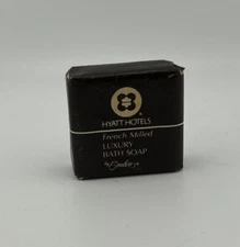New Vintage Soap Hyatt Hotels French Milled Luxury 2oz Travel Bath Soap