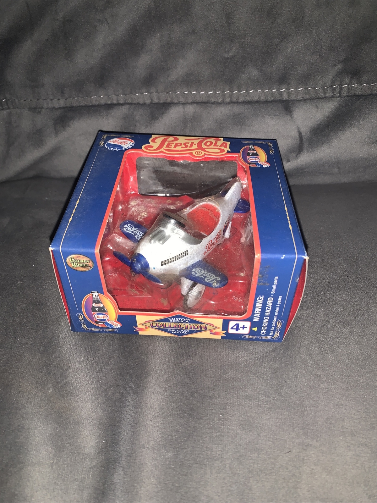 Pepsi Cola Die Cast Pedal Plane eBay