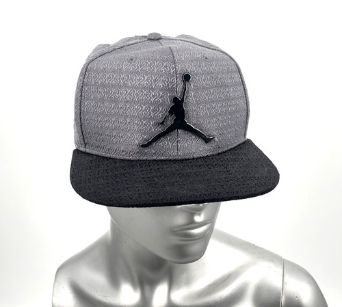 Nike Air Michael Jordan Adjustable Youth Jumpman Gray Baseball Cap snap back