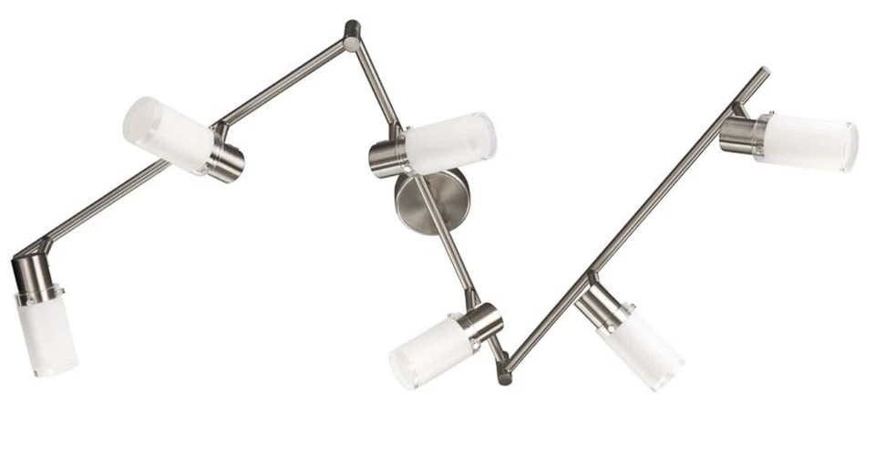 Energiespar Deckenleuchte Spotbalken Adela Deckenspot 6 flg. 50956-17-10 - Bild 1 von 1