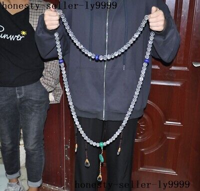 Buy Chinese Crystal Bead Buddha Beads Rosary Prayer Beads Statue Necklace