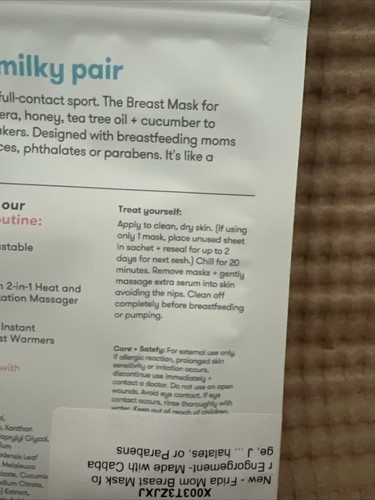 Frida Mom Breast Masks For Hydration, Boobie Soother - Picture 3 of 3