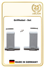 Ersatzteil für Braas/Dörken Atelier-Fenster, Griffhebel-Set, grau