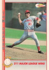 Tom Terrific 311 Major League Wins Pacific 1992 Baseball Card #75