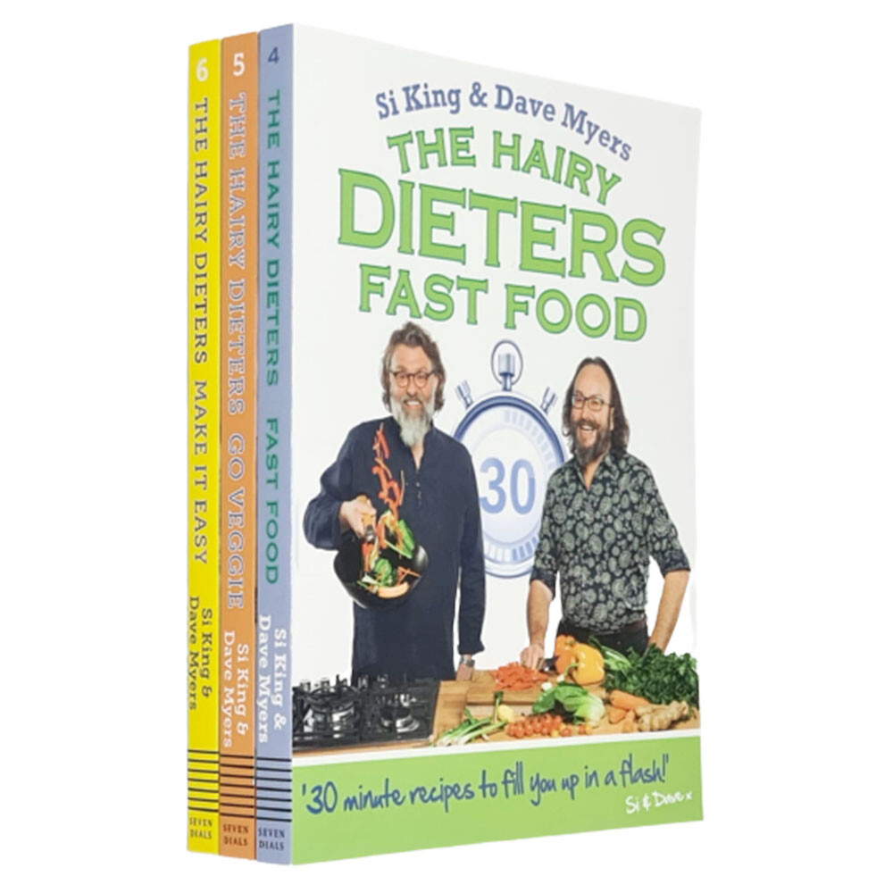 The Hairy Bikers Collection 4-6 :3 Book Set(Fast Food,Go Veggie,Make It Easy)
