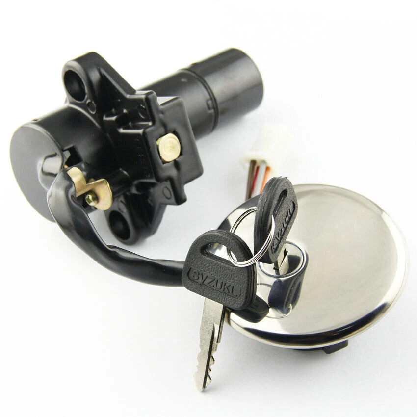 Juego de bloqueo de interruptor de llave de encendido para Suzuki GN250 1985-2001 Foto 2 de 4