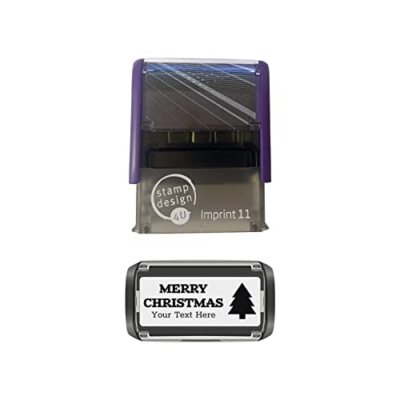 Traxx 9011 personalisierter selbstfärbender Weihnachtsstempel